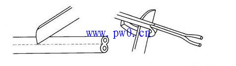電工刀如何剝線?電工刀塑料護(hù)套線